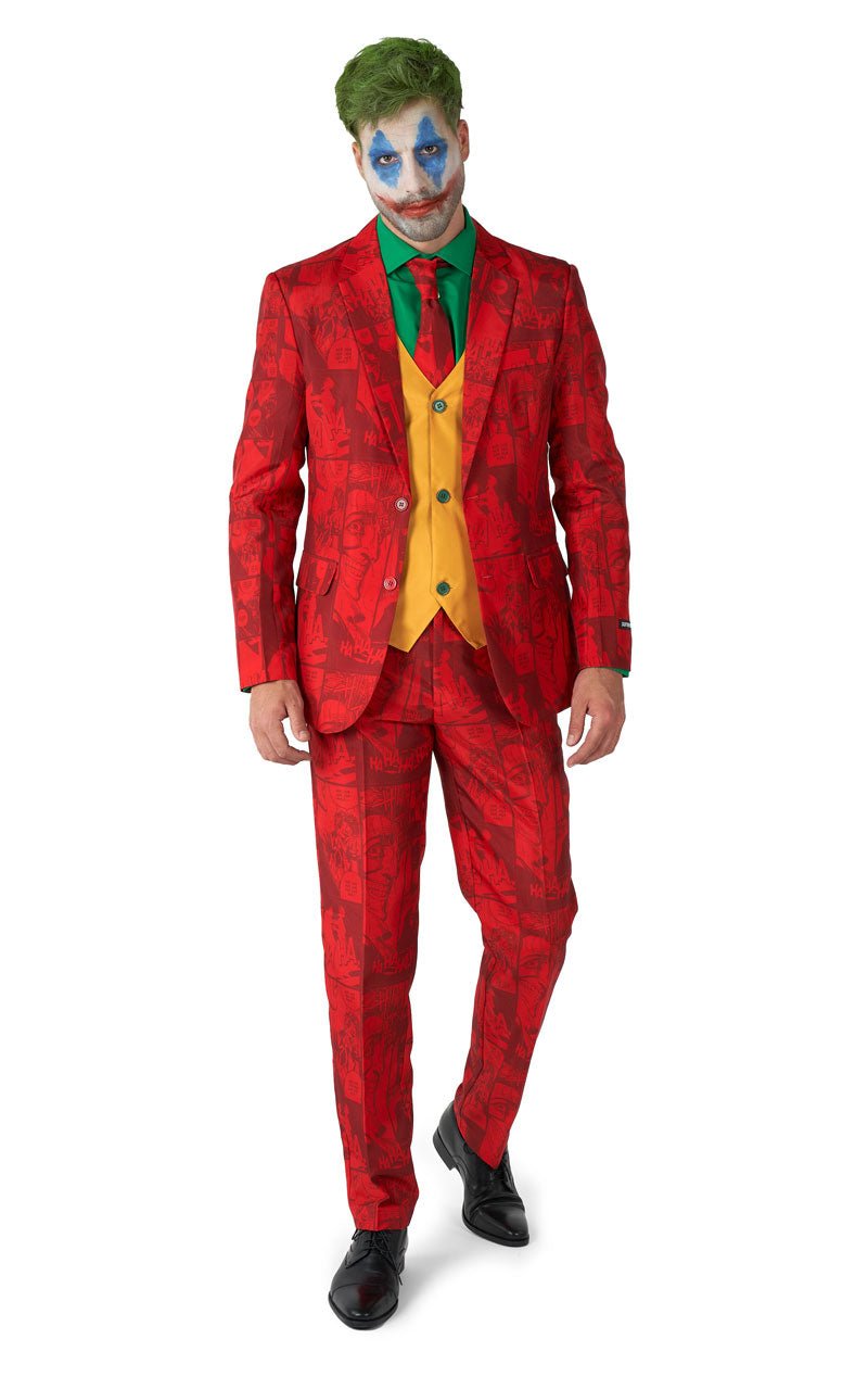 Mens Scarlet Joker Suit - Opposuits - Joke.co.uk