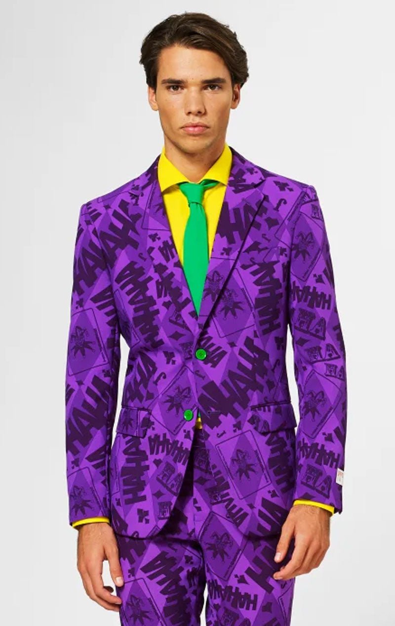 Mens The Joker Purple OppoSuit - Joke.co.uk