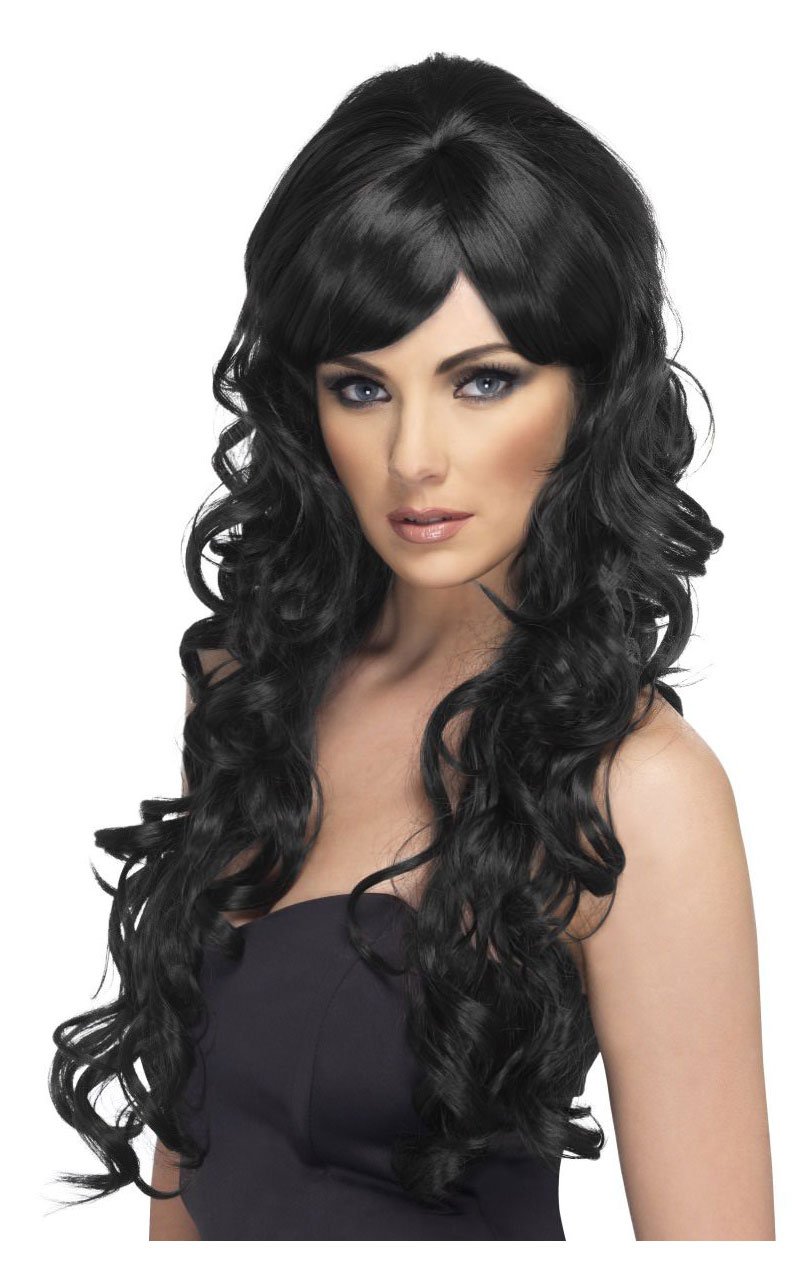 Pop Starlet Wig Black - Joke.co.uk