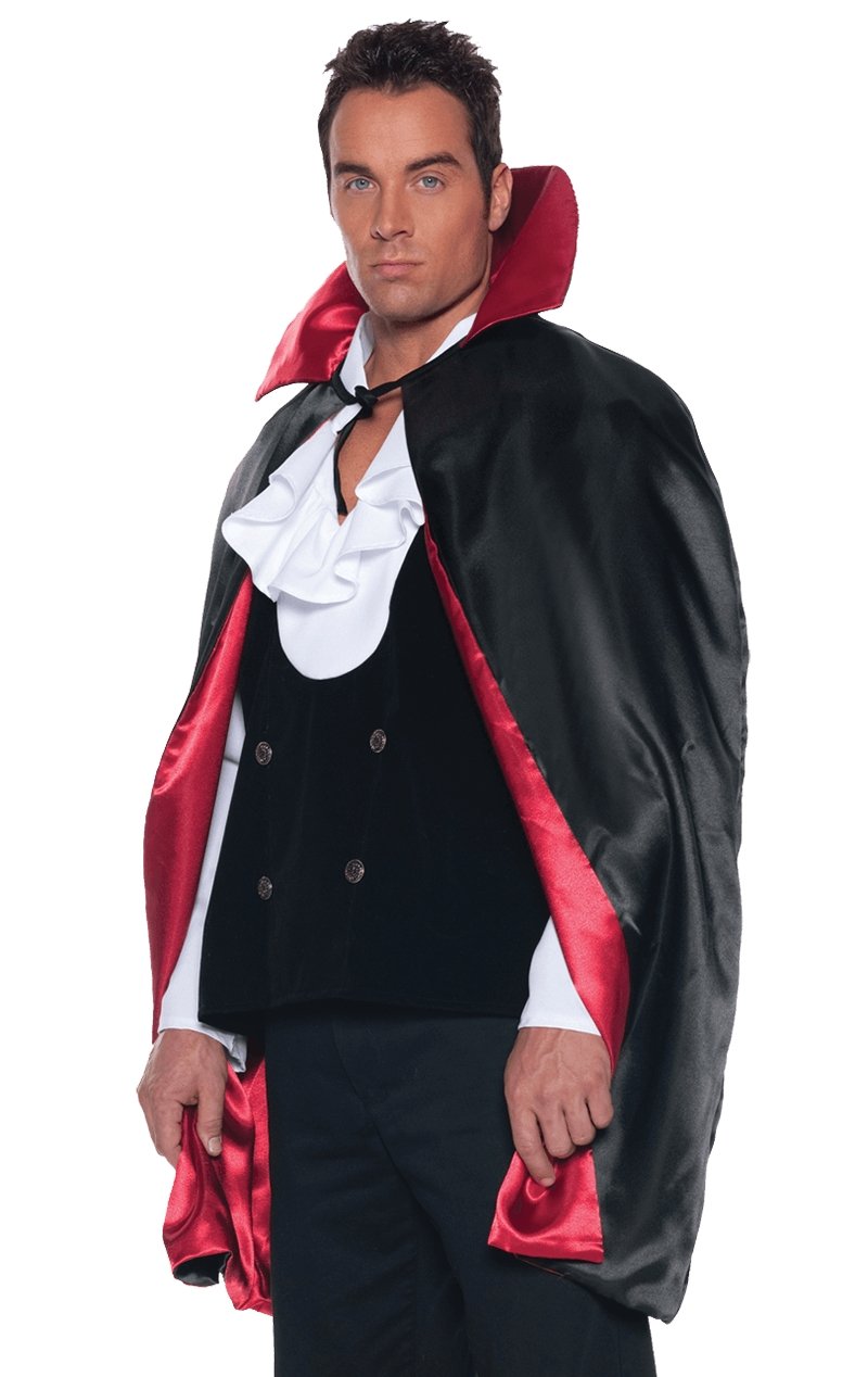 Reversible Black and Red Cape - Joke.co.uk