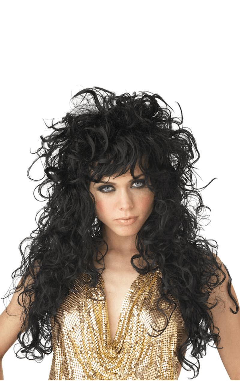 Seduction Black Wig - Joke.co.uk