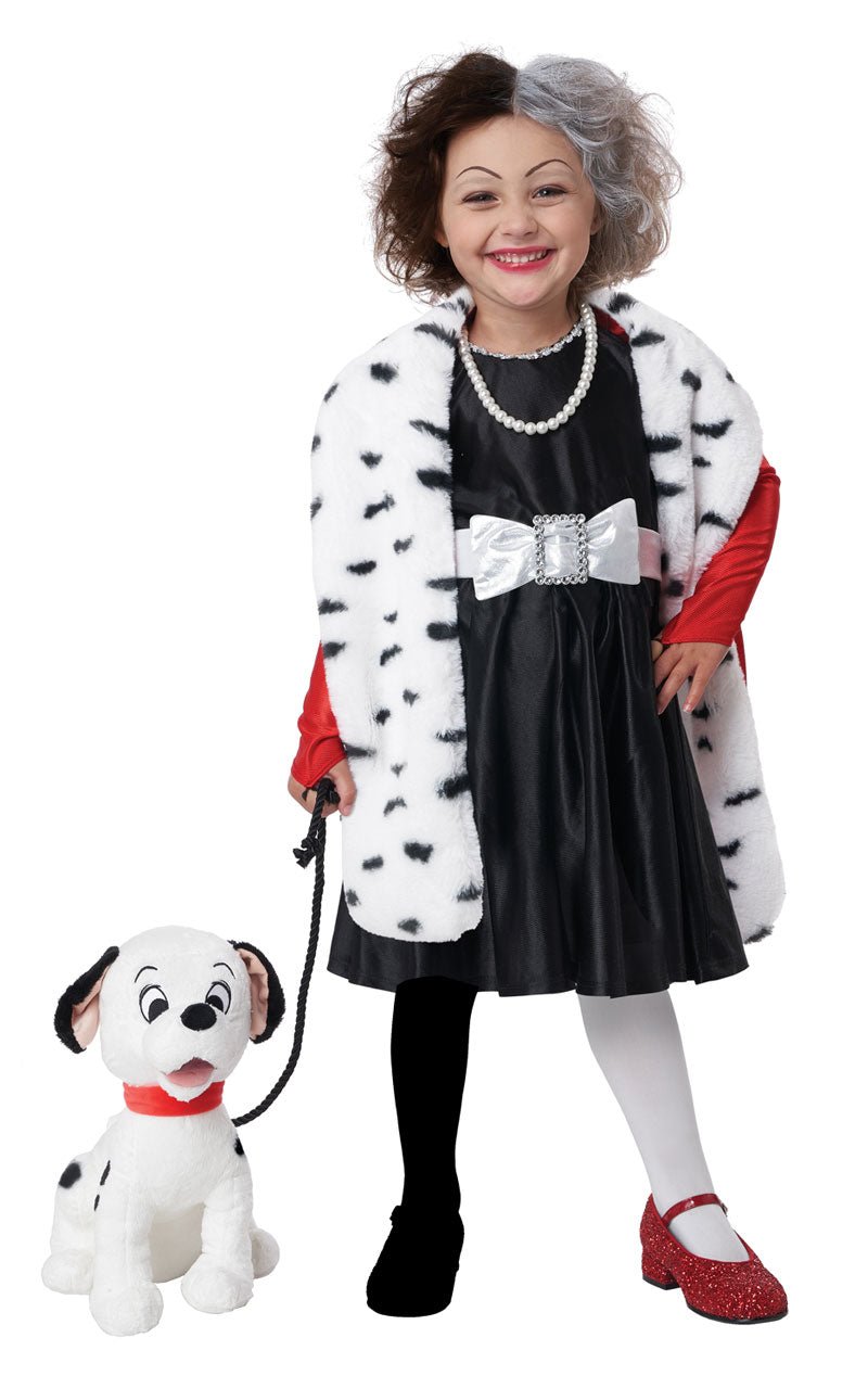 Toddler Dalmatian Diva Costume - Joke.co.uk