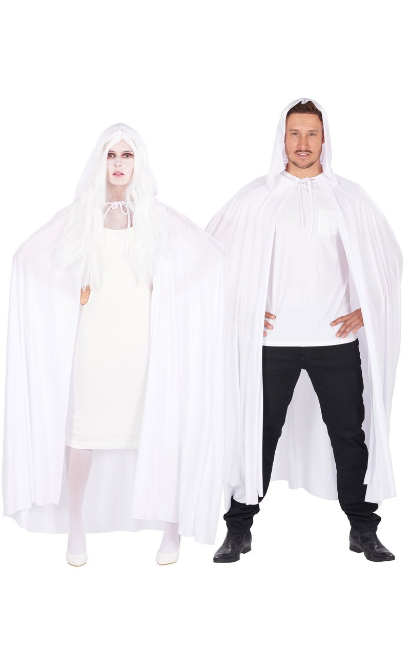 Unisex White Cape Costume - Joke.co.uk