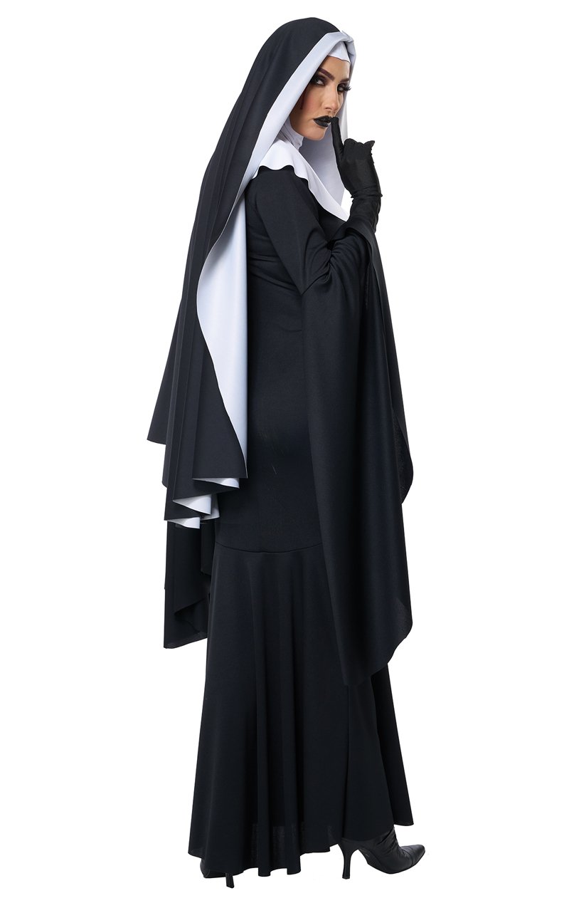 Womens Bad Habit Nun Costume - Joke.co.uk