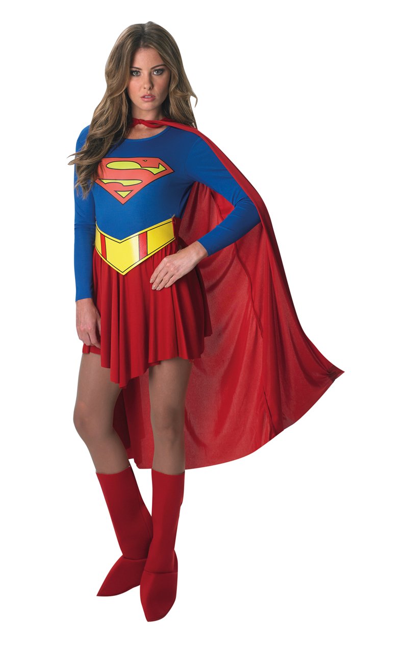 Womens Supergirl Costume - Joke.co.uk