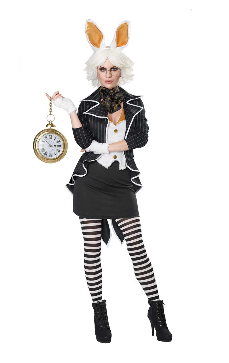 Womens The White Rabbit Costume - Joke.co.uk