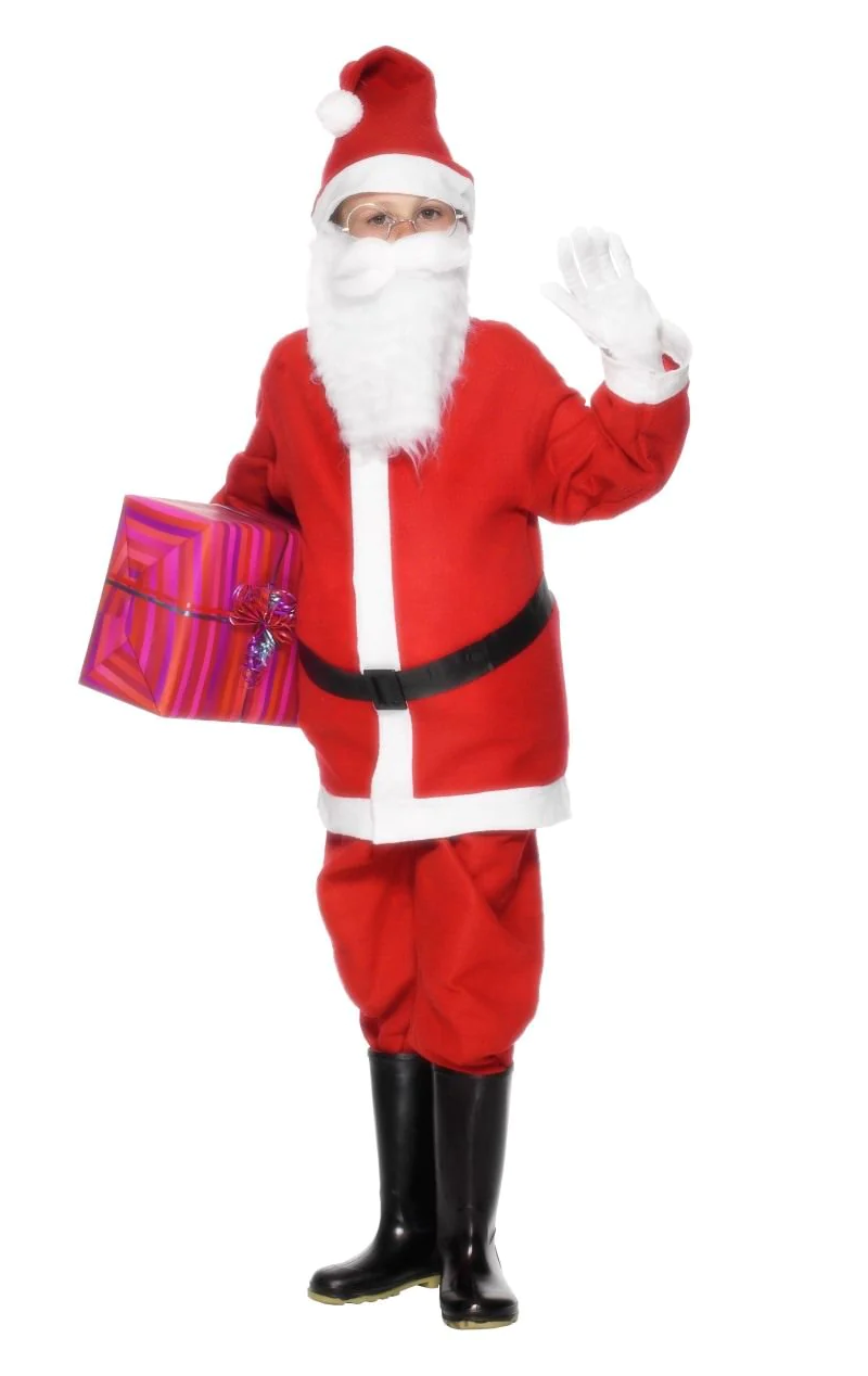 Childrens Santa Boy Costume