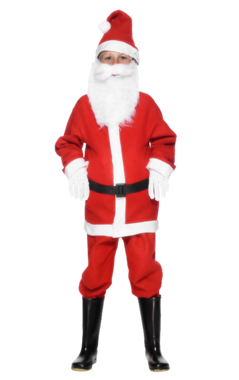 Childrens Santa Boy Costume