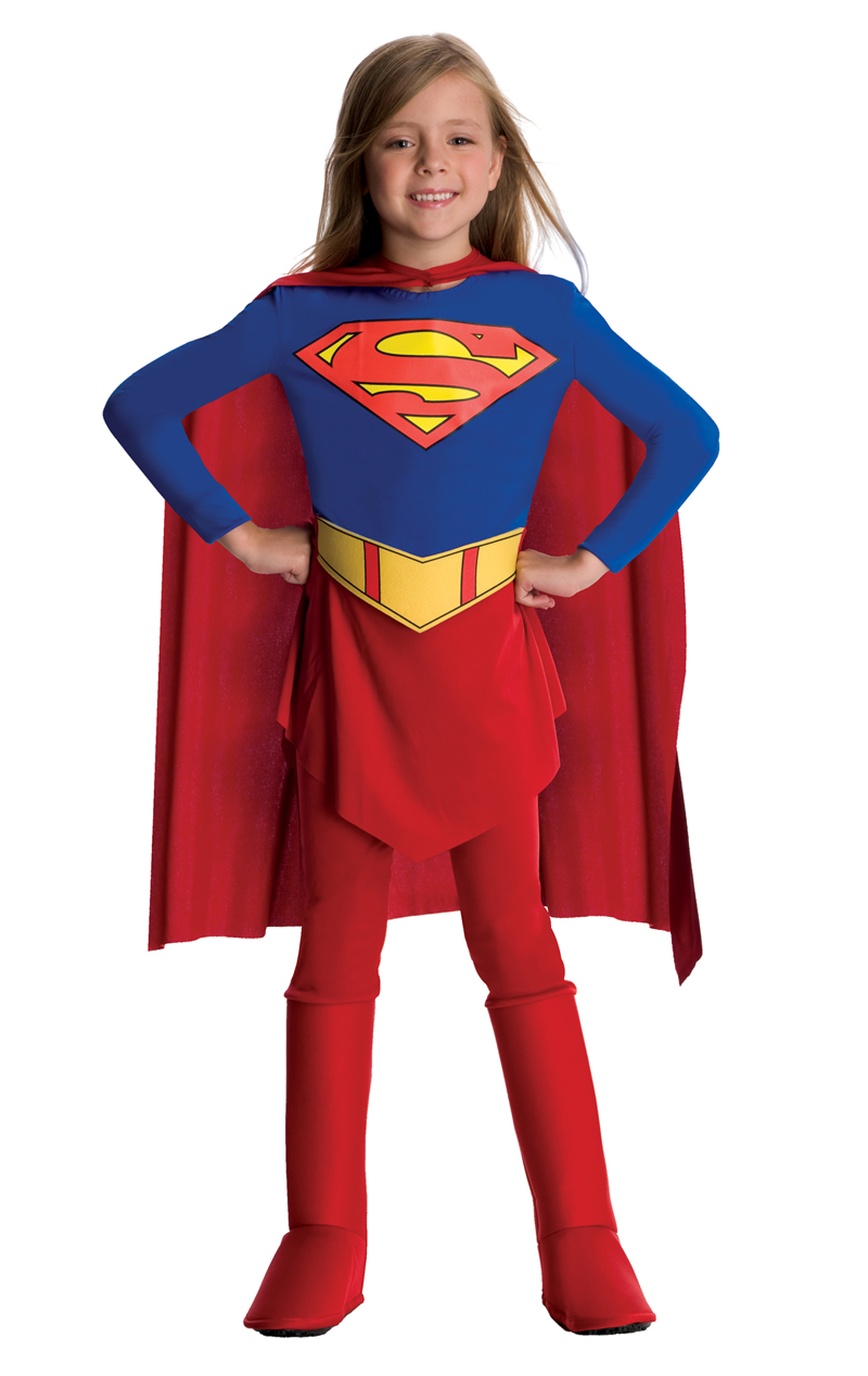 Kids Comic Book Supergirl Costume