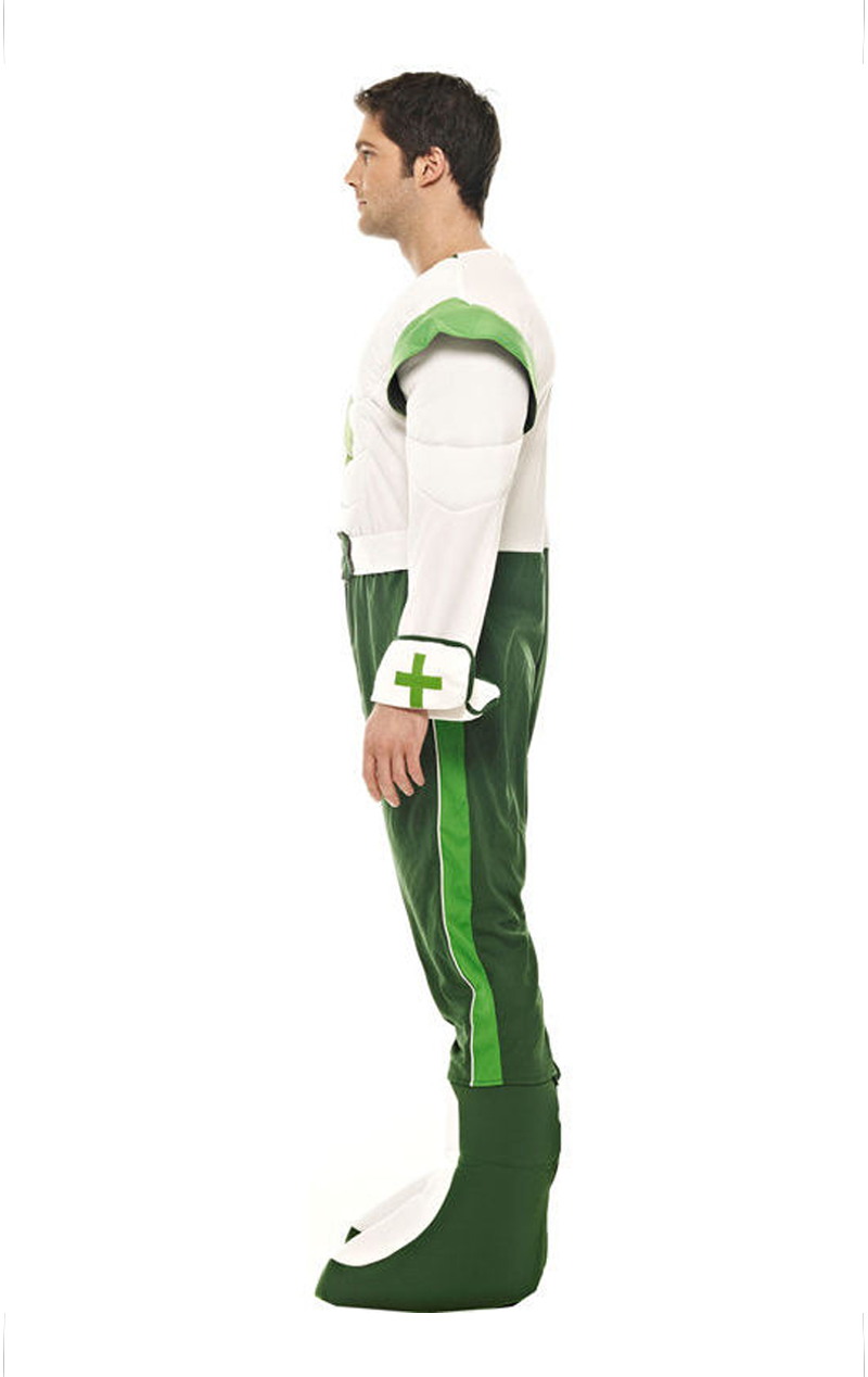Adult Green Cross Code Man Costume