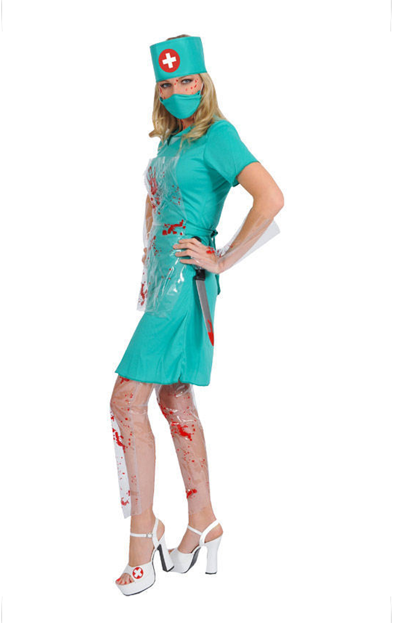 Adult Bloody Nurse Halloween Costume