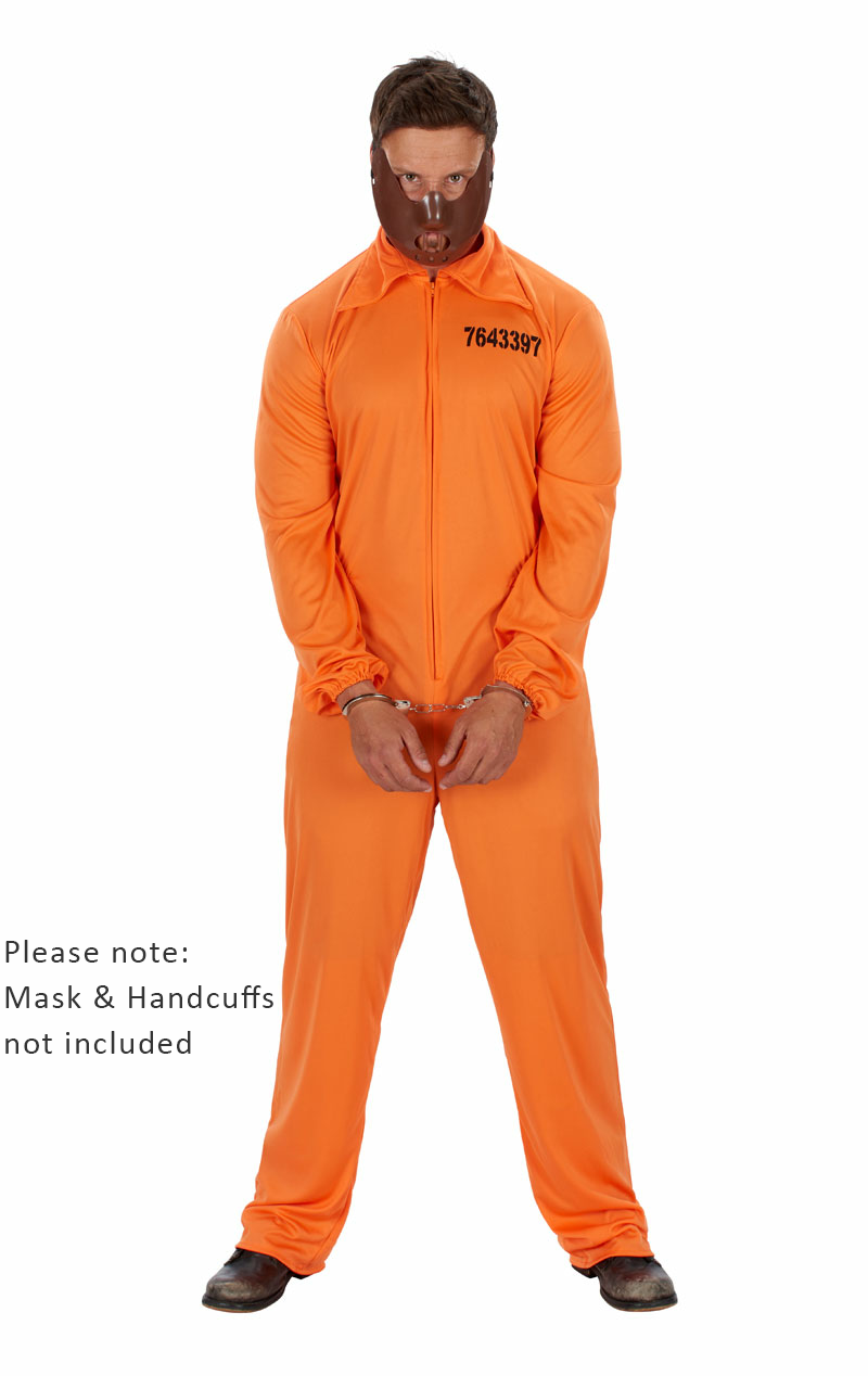 Adult Orange Prisoner Costume