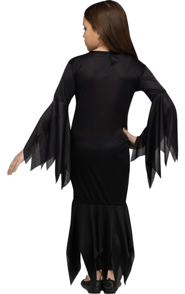 Girls Morticia Addams Costume