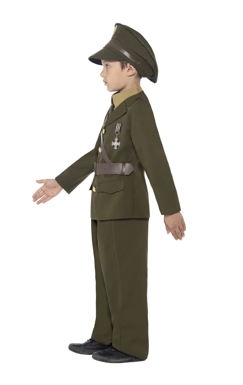 Child Army Officer Costume