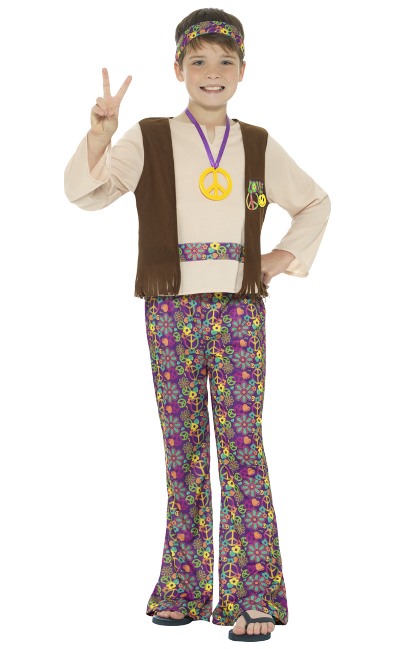 Kids Hippy Boy Costume