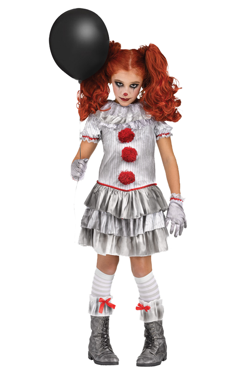 Girls IT Pennywise Costume