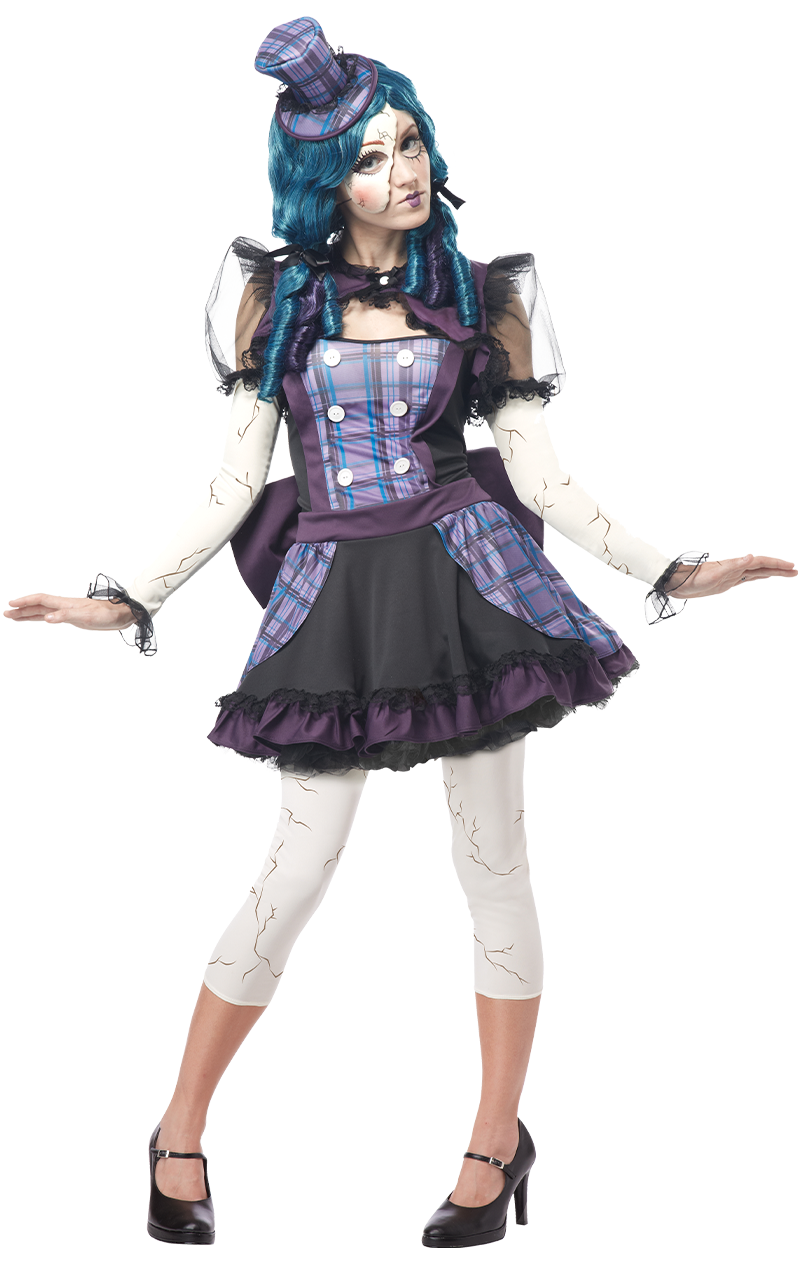 Halloween Doll Costumes Creepy Doll Fancy Dress joke
