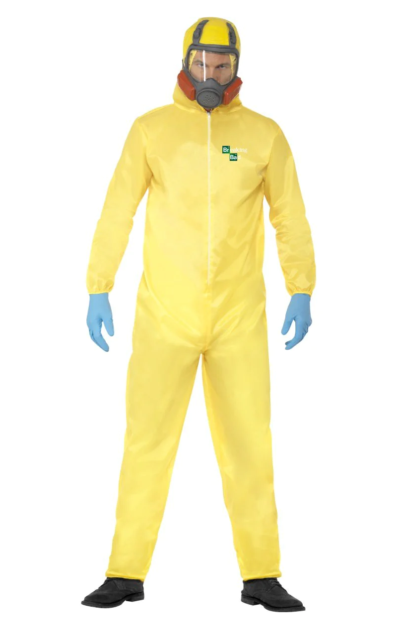 Mens Yellow Breaking Bad Costume