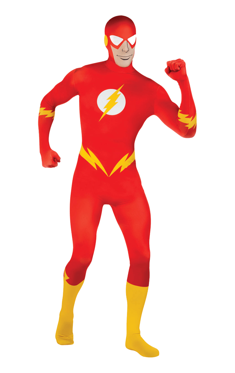 Mens The Flash Second Skin Costume