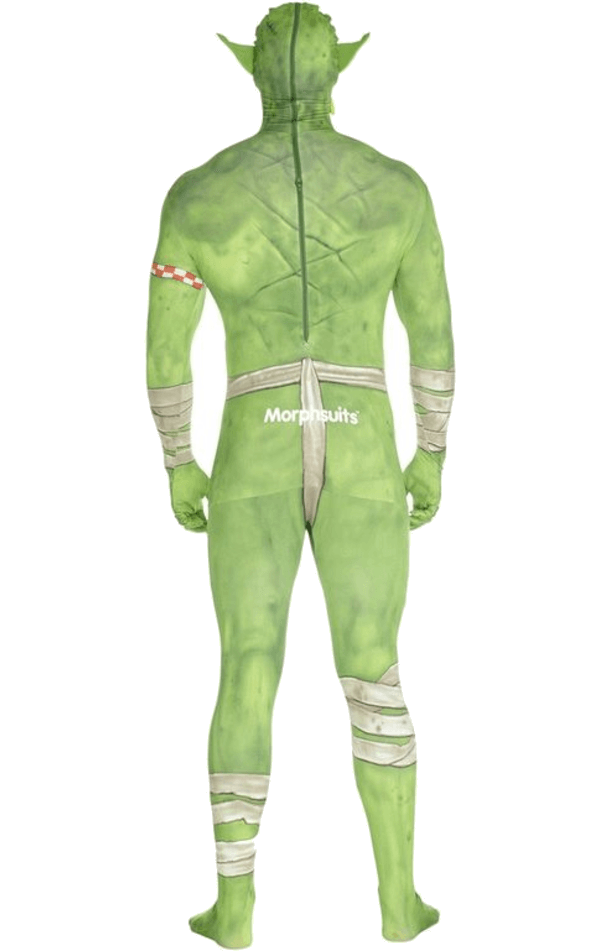 Mens Green Jaw Dropper Orc Morphsuit Costume