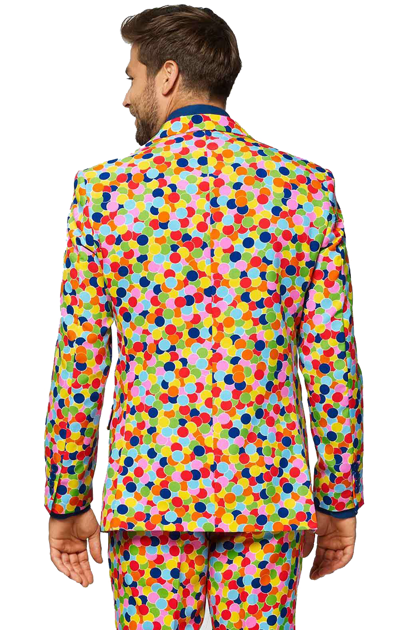 OppoSuits Mens Confetteroni Suit