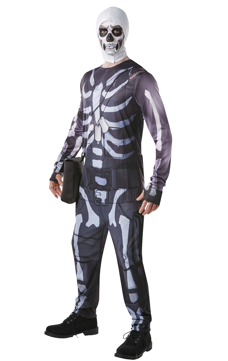 Adult Skull Trooper Fortnite Costume - Deluxe