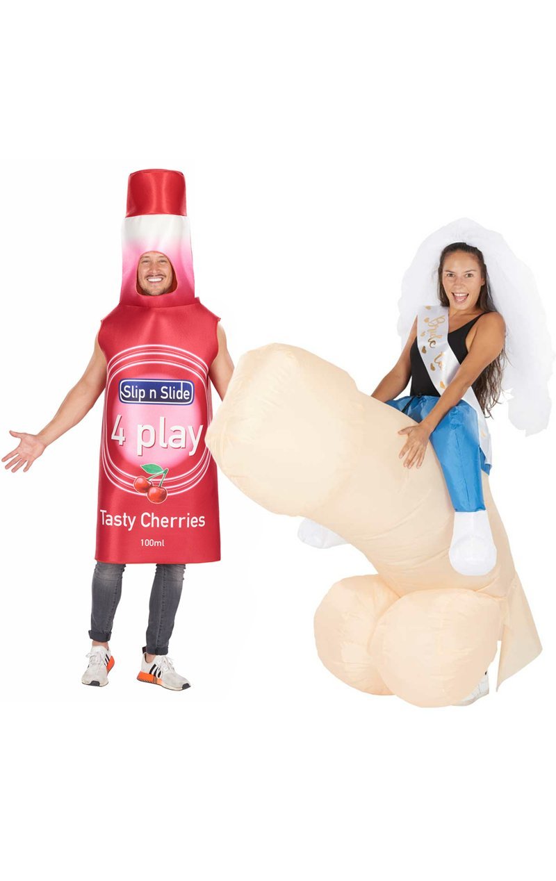 Bedroom Friends Couples Costume - Joke.co.uk