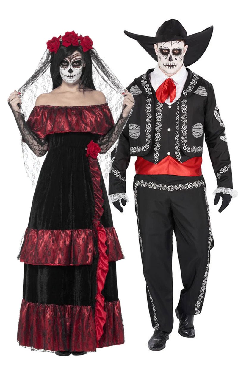 Day of the Dead Couples Costume - Joke.co.uk