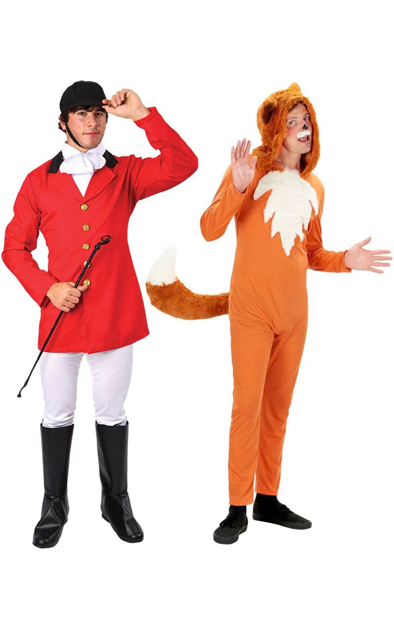 Fox Hunter & Fox Couples Costume - Joke.co.uk