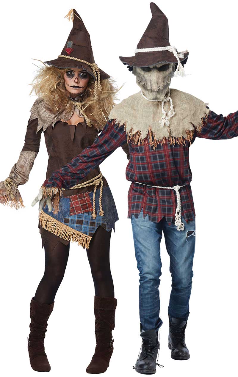 Halloween Scarecrow Couples Costume - Joke.co.uk