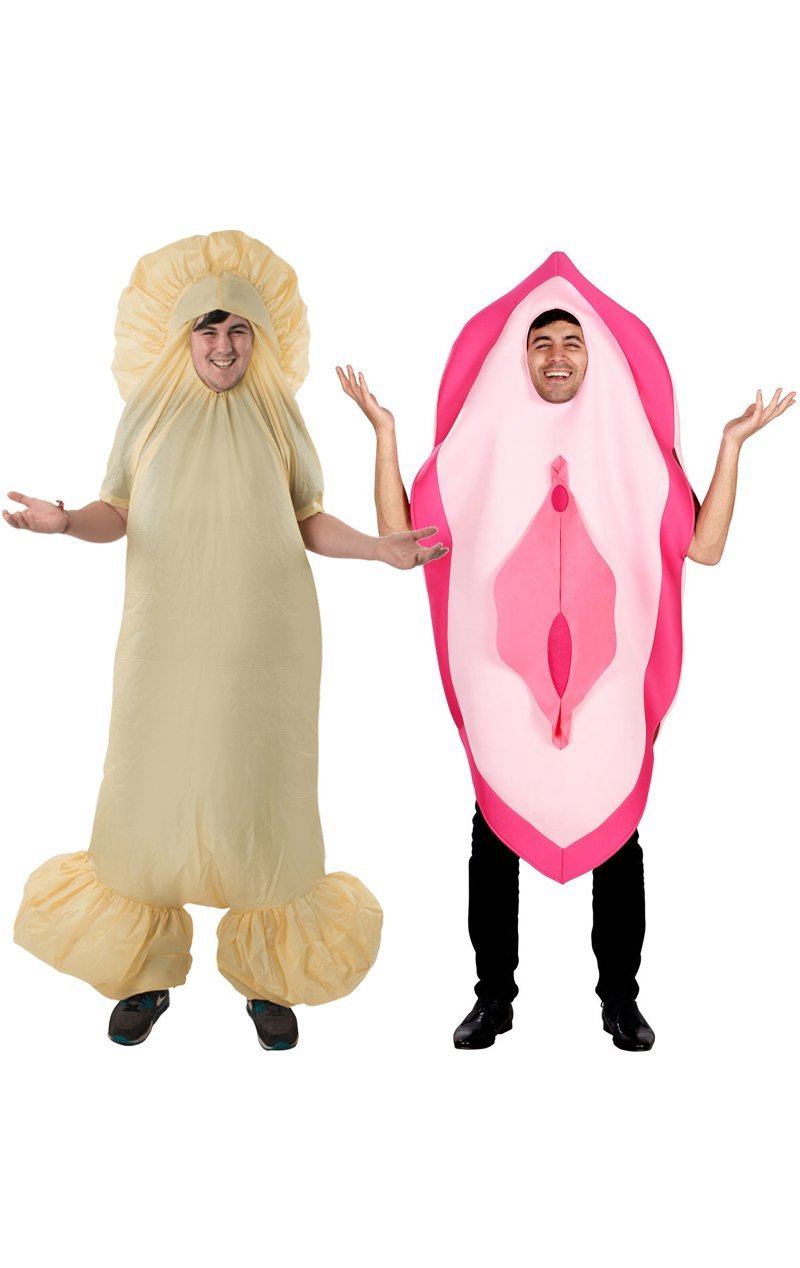 Inflatable Anatomy Couples Costume - Joke.co.uk