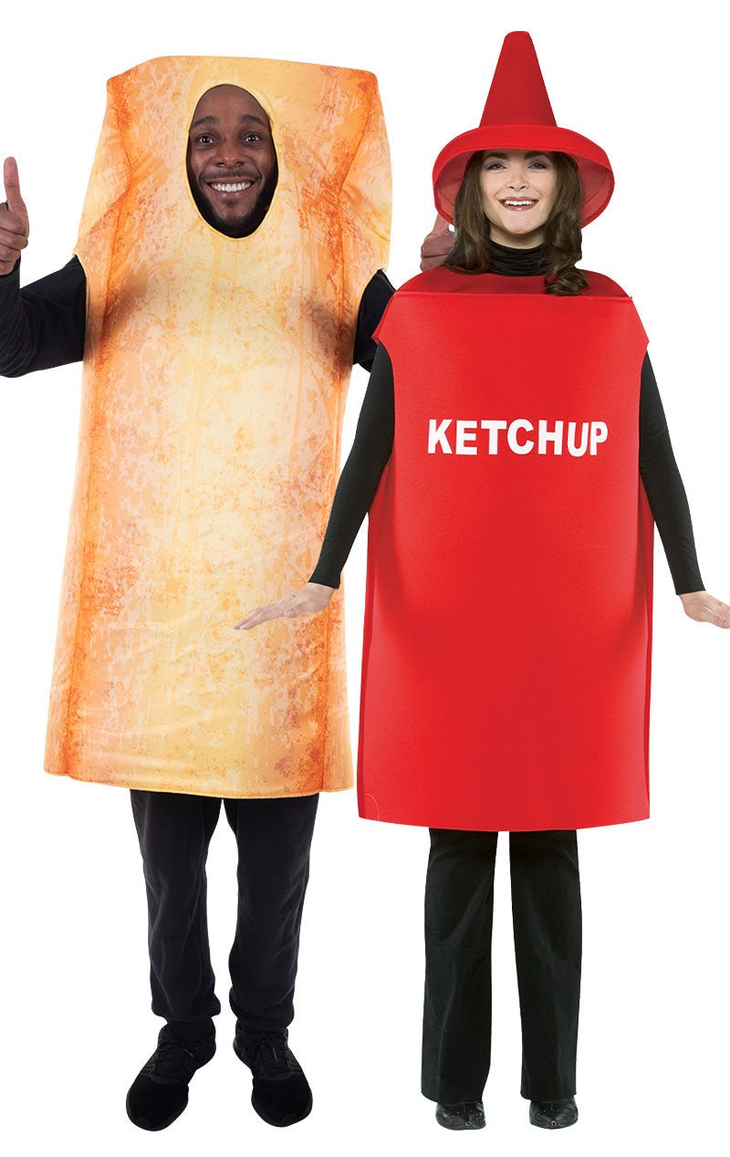 Ketchup & Chip Couples Costume - Joke.co.uk
