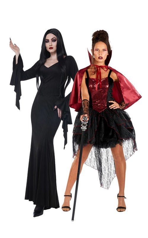 Macabre Mistress & Sexy Vampire Couples Costume - Joke.co.uk
