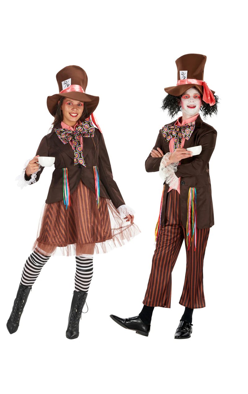 Mad Hatter Couples Costume - Joke.co.uk