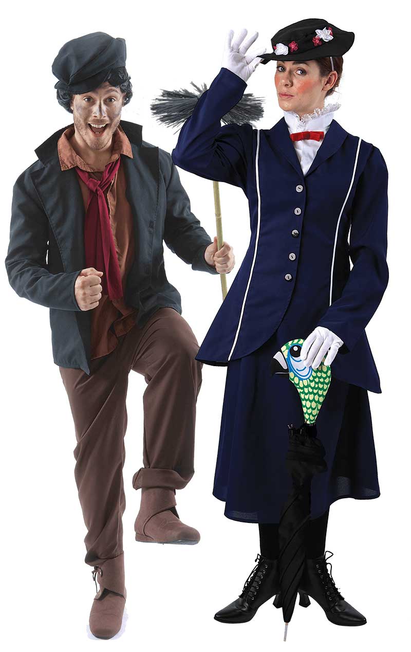 Mary Poppins & Bert Couples Costume - Joke.co.uk