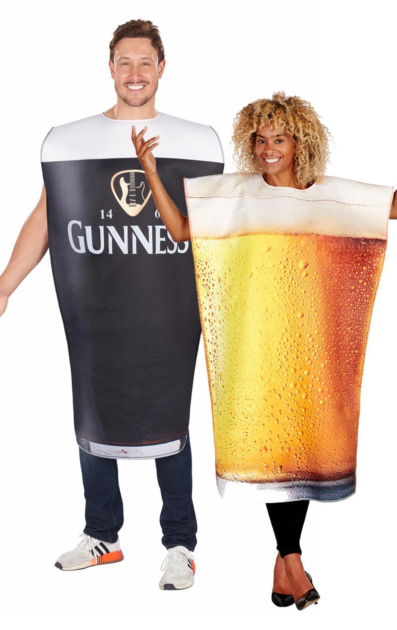 Pints of Beer Couples Costume - Joke.co.uk