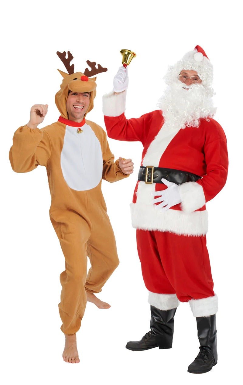 Reindeer & Santa Couples Costume - Joke.co.uk