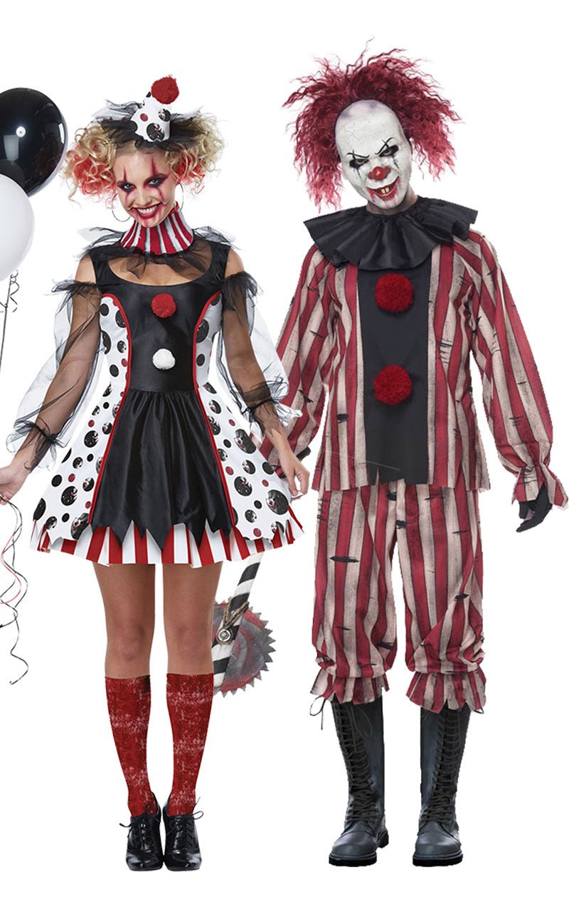 Twisted Clowns Couples Costume - Joke.co.uk