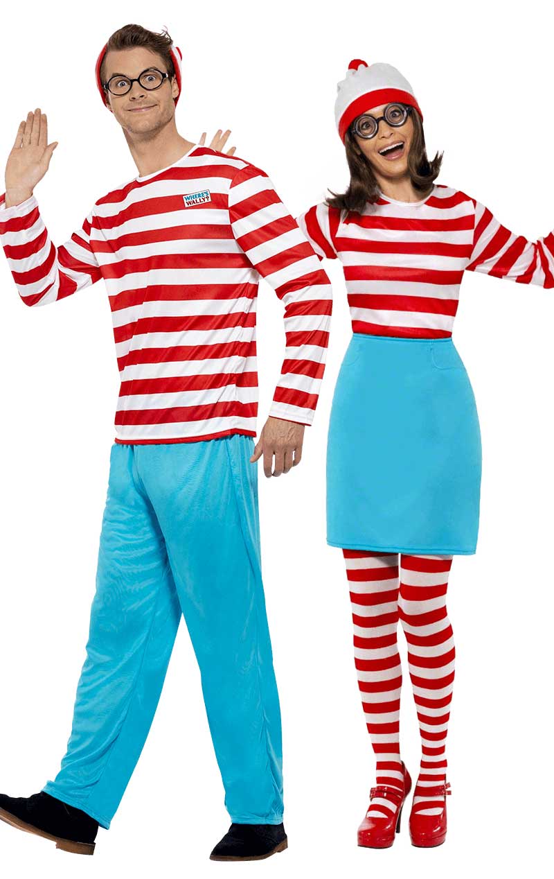 Wheres Wally Couples Costume - Joke.co.uk