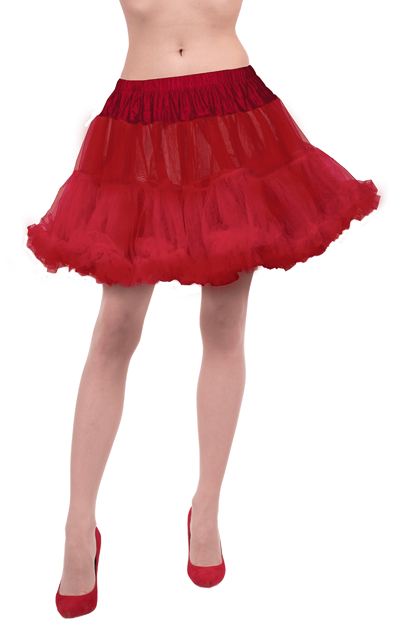 Red Frilled Petticoat
