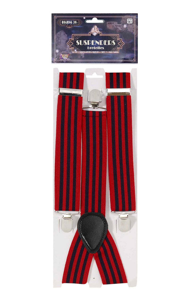 Adult Striped Trouser Braces