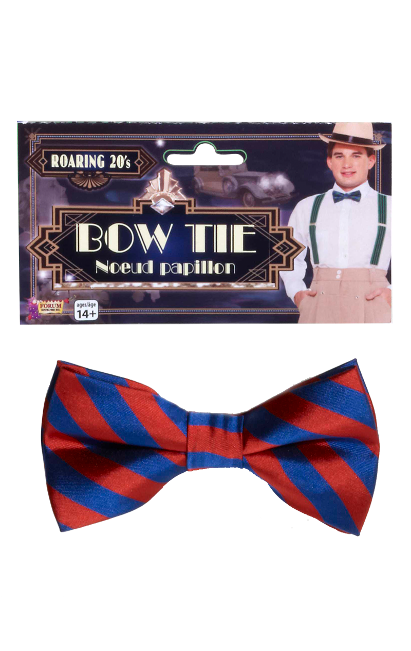 Striped Bow Tie Accessory