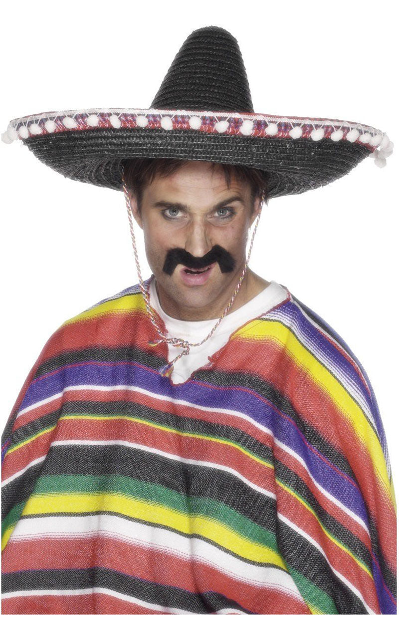 Black Sombrero Hat Accessory