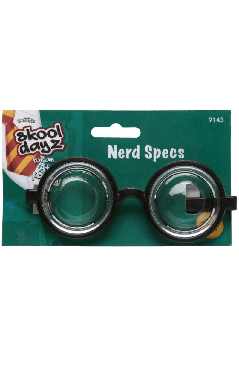 Black Geek Glasses Accessory
