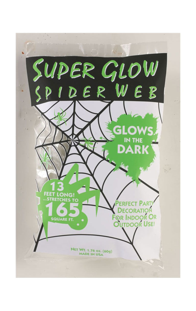 Super Glow Spider Web Decoration