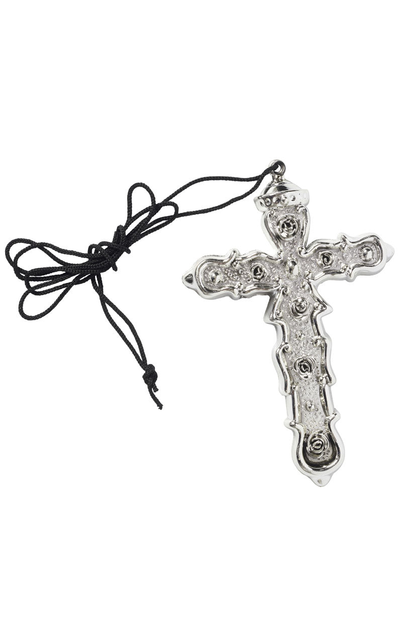 Silver Cross Necklace Accessory