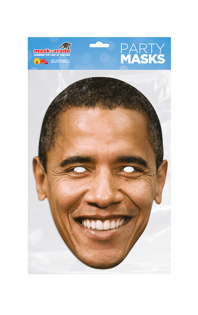 President Barack Obama Cutout Facepiece