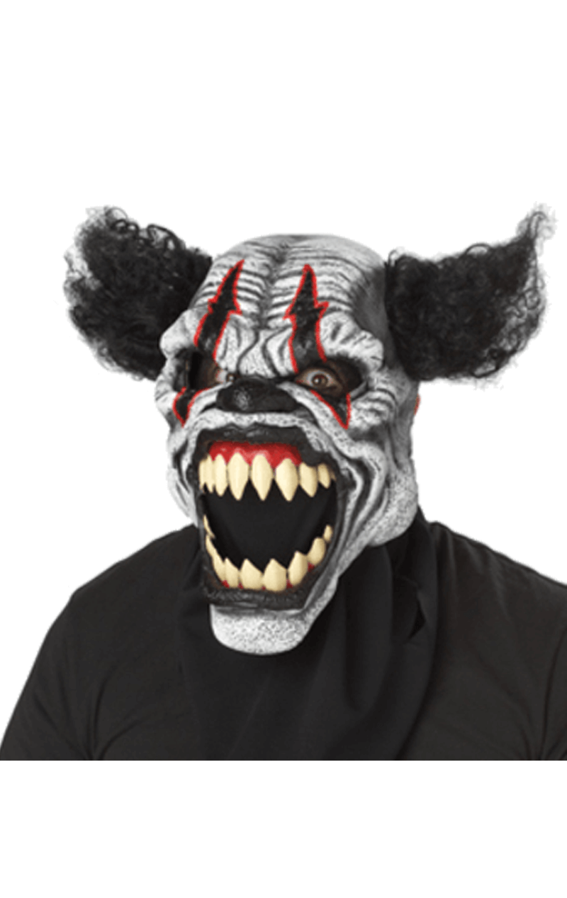 Halloween Clown Ani-Motion Facepiece