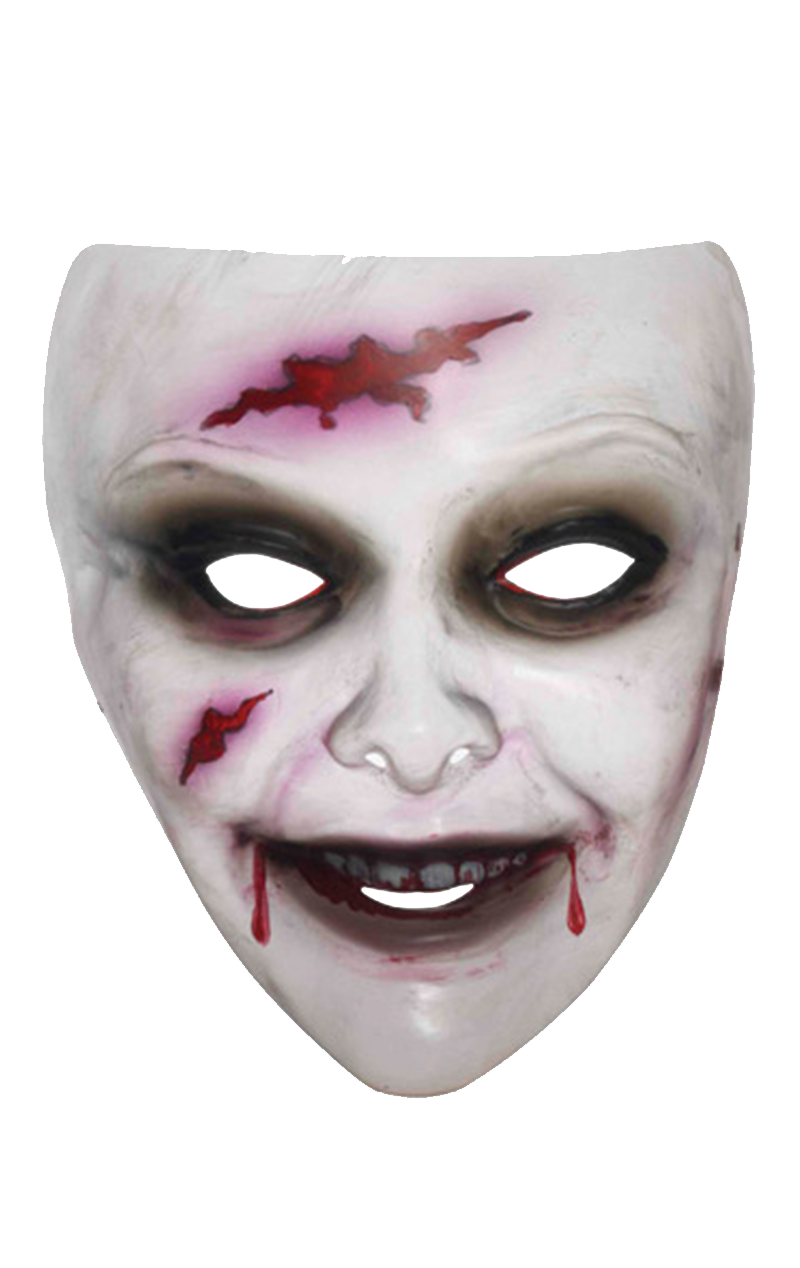 Ladies Spooky Zombie Facepiece