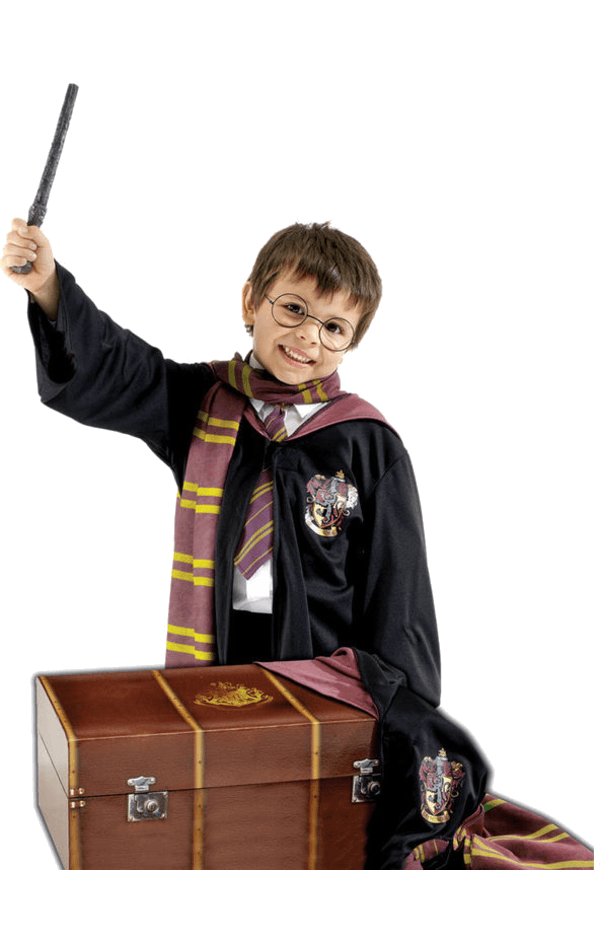 Childrens Harry Potter Costume and Trunk Set